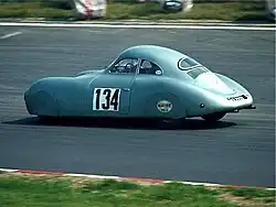 1939 Berlin to Rome. Porsche Type 64 racer based on Beetle platform