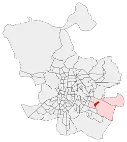 Location of Valderrivas