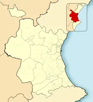 Dos Aguas is located in Province of Valencia