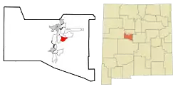 Location of Rio Communities North, New Mexico