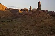 Sandstone towers