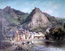 Oberstein was known as a gemstone centre, source for agate and jasper. It belonged to the Limburg Stirum until it was mediatized in 1801.