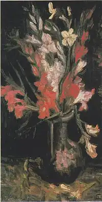 Vase with Red Gladioli, 1886, Musée Jenisch, Vevey, Switzerland (F248b)