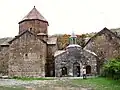 Front view of the monastery.