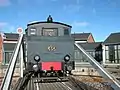 Vr Class Vr1 steam locomotive no. 656 on a turntable outside Salo Art Museum in Salo, Finland