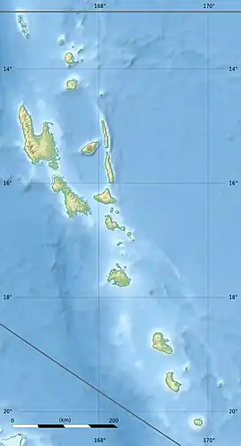 LNB is located in Vanuatu