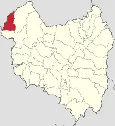 Location in Covasna County