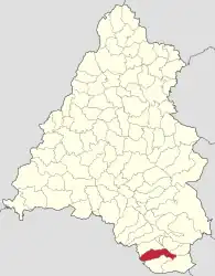 Location in Bihor County