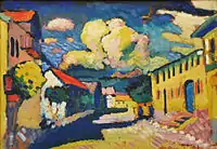 Vassily Kandinsky: Dorfstrasse in Murnau (1908)