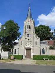 The church in Vaucourtois