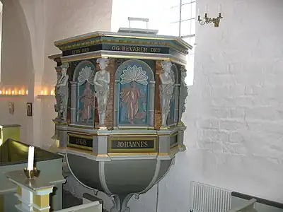 The pulpit.