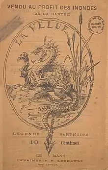 La Velue, cover of a French pamphlet (1889)