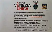 Venezia Unica Card