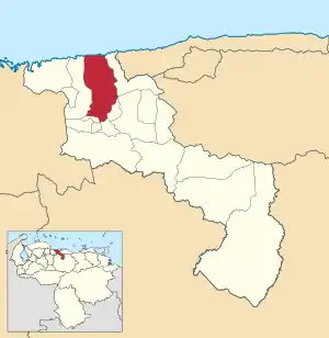 Location in Aragua