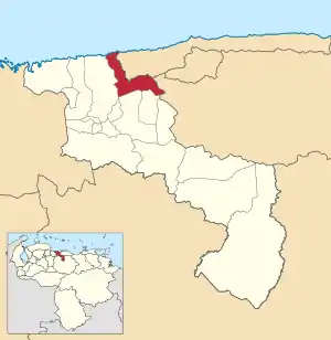 Location in Aragua