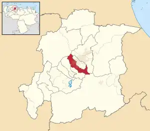 Location in Yaracuy