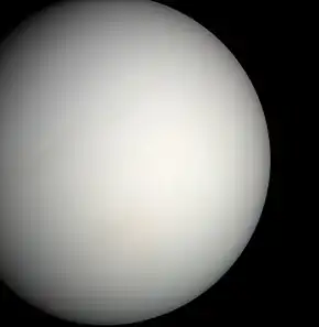 Venus imaged by MESSENGER on the second flyby of the planet