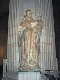 Blue Madonna, Lleida, Catalonia, Spain