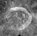 Apollo 17 Mapping camera image of Vesalius M