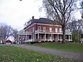 This is a view of the Van Horn Mansion from across the street.