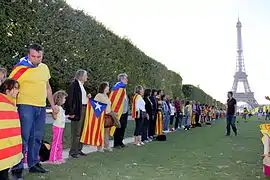 Previous Catalan Way in Paris, on 2 September