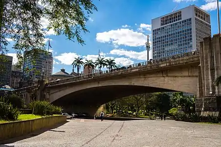 Viaduto do Chá in São Paulo, Brazil (1938)