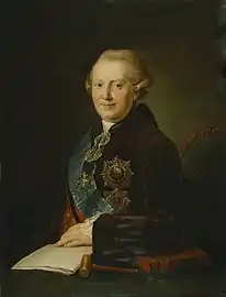 Portrait of Prince AA Vyazemsky