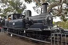 'EE' (later reclassified 'E') shunter 0-6-2T No. E369, at the Victoria Railway Museum