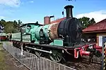 Y108 at the Victoria Railway Museum. Missing 1 section of boiler cladding and dome