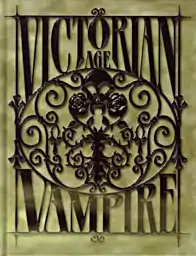 The cover shows the title and a skull, stylized like a Victorian wrought iron gate