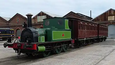 Z-Class Locomotive Z 526 on display at Newport Railway Workshops during a Steamrail Victoria open day, 14/03/2016