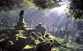 The Altar of the Virgin, at the summit of the Puy de Jabreilles