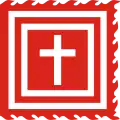 Catholic funeral flag (Good Friday variant)