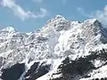 View of Mount Kidd from Kananaskis Village