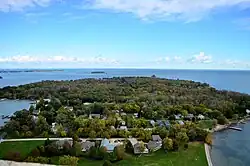 View from the top of the Column at Perry's Memorial