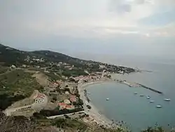 Settlement of Ammos, Kato Panta, Othoni island, Greece