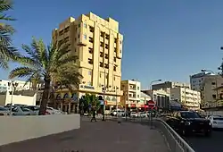 View of Barahat Al Jufairi skyline from Al Asmakh Street