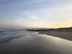 A view of the beach, facing west towards Sussex Inlet