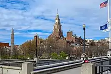 View of the courthouse from across the Providence River