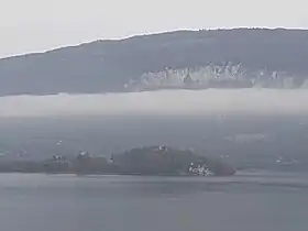 Chatillon and Lac du  Bourget as seen from Conjux