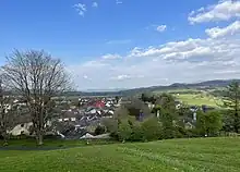 View of Llandeilo from Penlan Park