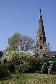 St. James' Church from a nearby field