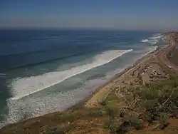 View of Torrey Pines Road from Torrey Pines State Reserve