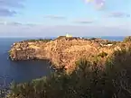 View over Ventotene and the Bird Observatory