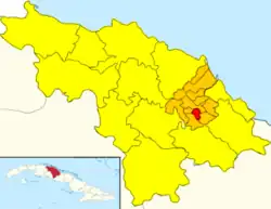 Camajuani I (red) in Camajuani (orange) in Villa Clara (yellow)