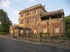 Villa Rossa, landmark of Corfu city