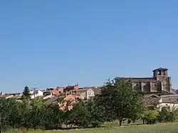 View of Villafruela from the Puente Abajo