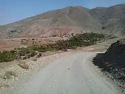 Village of Barf Riz, Neyshabur (summer of 2015). This village is situated on the southern foothill of this mountain range.