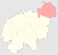 Location in the Vilna Governorate