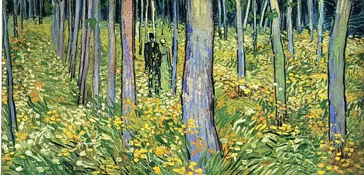 Vincent van Gogh: Undergrowth with Two Figures, 1890